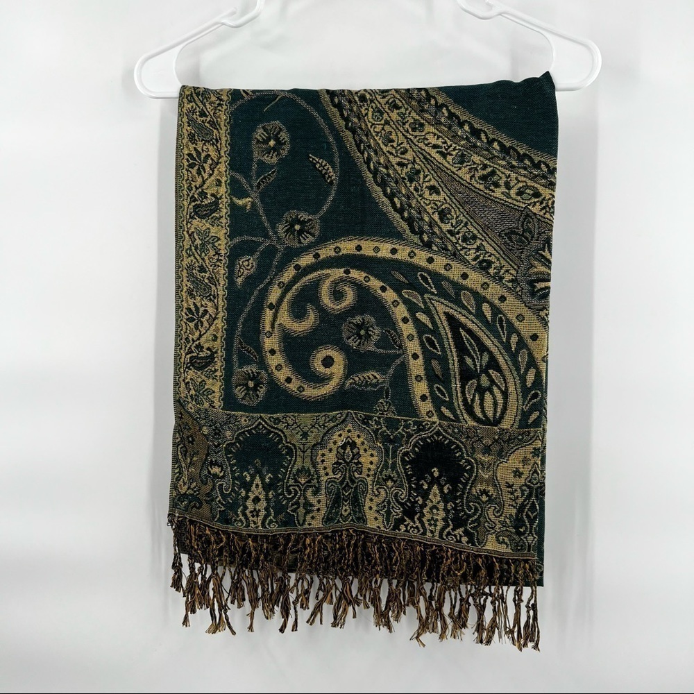 Pashmina and silk scarf